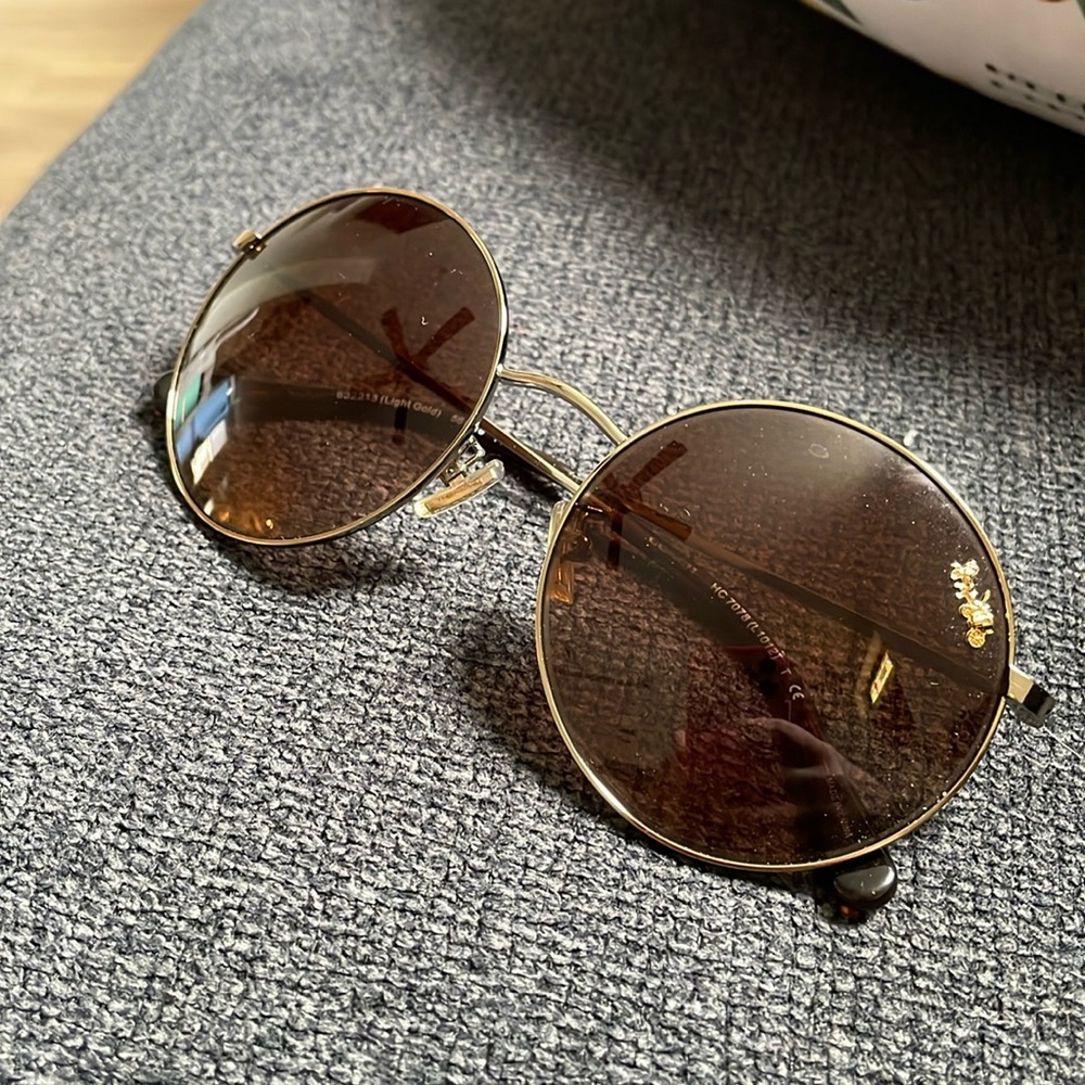 Round Coach sunglasses